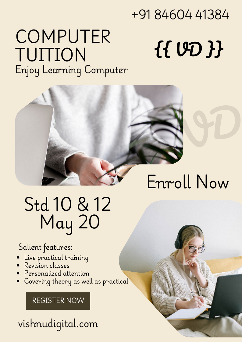 Clean and organized learning space